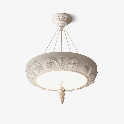 Elegant Artistic Carved Chandelier with Adjustable Brightness & Unique
