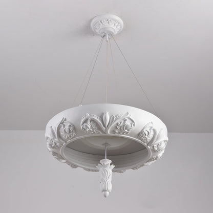 Elegant Artistic Carved Chandelier with Adjustable Brightness & Unique