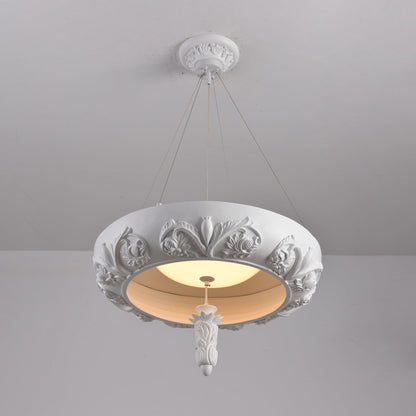 Elegant Artistic Carved Chandelier with Adjustable Brightness & Unique
