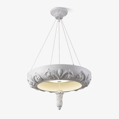 Elegant Artistic Carved Chandelier with Adjustable Brightness & Unique