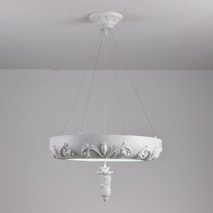 Elegant Artistic Carved Chandelier with Adjustable Brightness & Unique