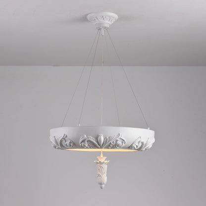 Elegant Artistic Carved Chandelier with Adjustable Brightness & Unique