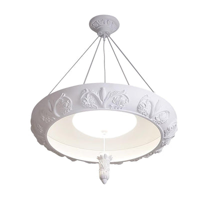 Elegant Artistic Carved Chandelier with Adjustable Brightness & Unique