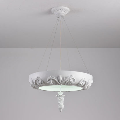Elegant Artistic Carved Chandelier with Adjustable Brightness & Unique