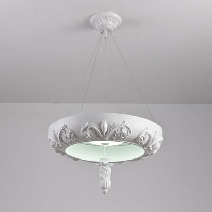 Elegant Artistic Carved Chandelier with Adjustable Brightness & Unique