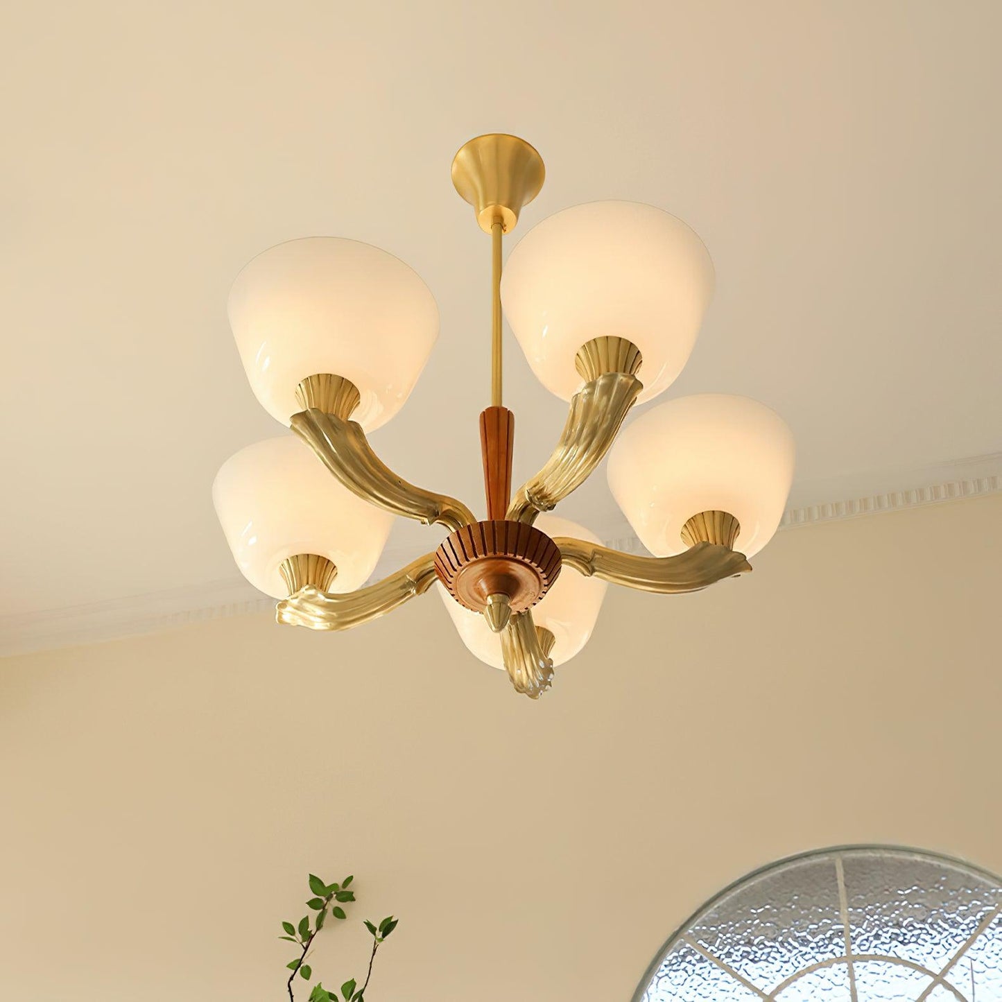 Ascher Modern Chandelier - Adjustable Height, Elegant Design