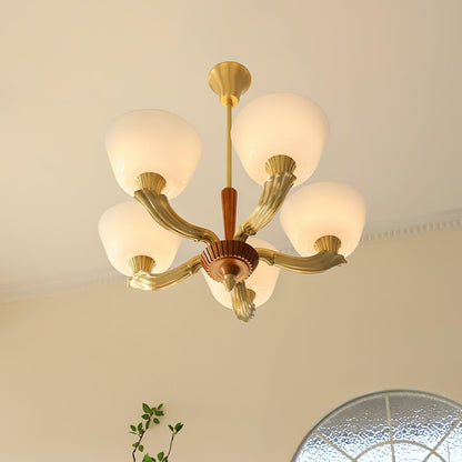 Ascher Modern Chandelier - Adjustable Height, Elegant Design