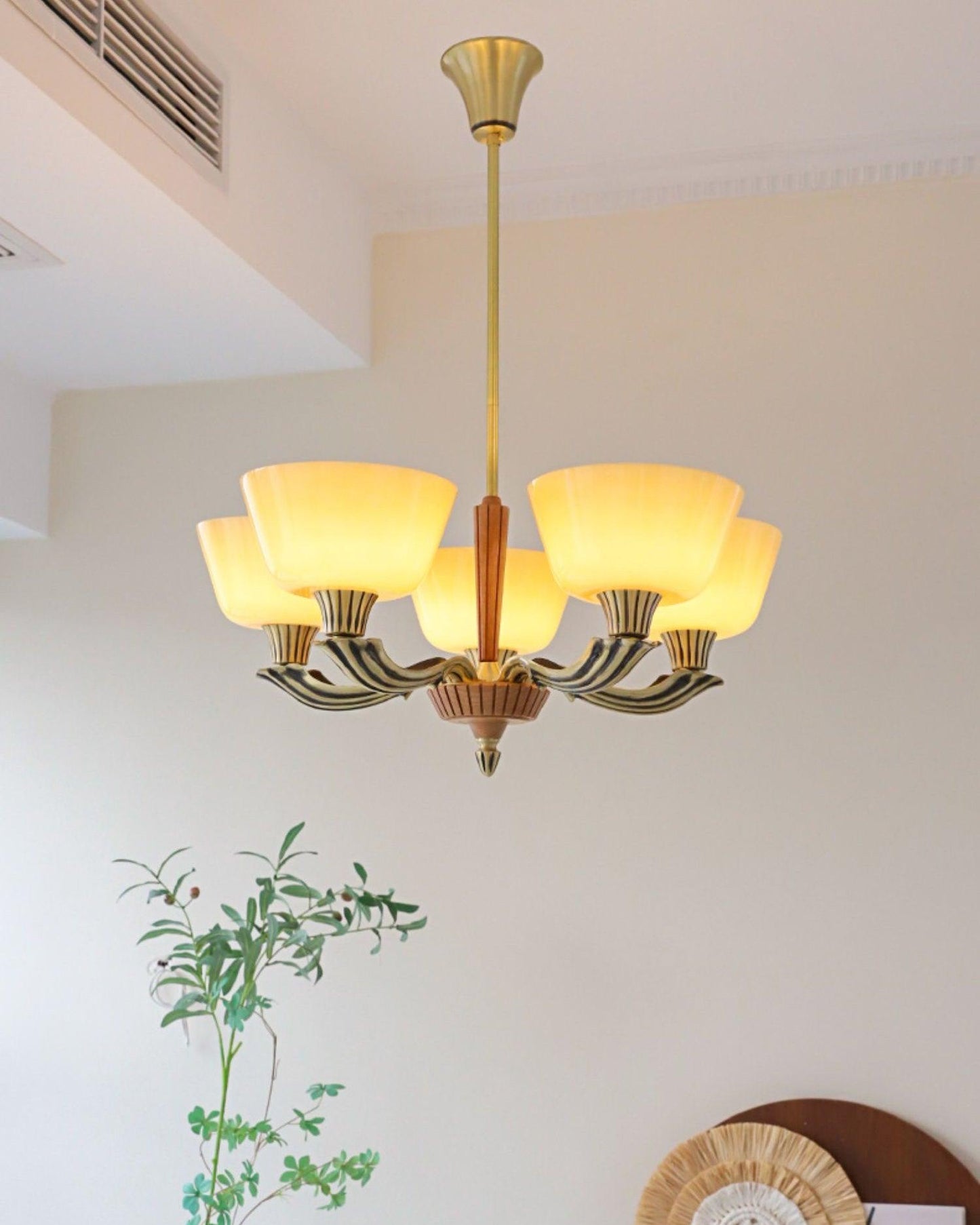 Ascher Modern Chandelier - Adjustable Height, Elegant Design