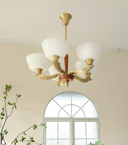 Ascher Modern Chandelier - Adjustable Height, Elegant Design
