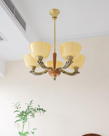 Ascher Modern Chandelier - Adjustable Height, Elegant Design