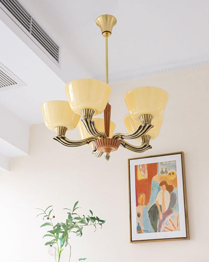 Ascher Modern Chandelier - Adjustable Height, Elegant Design