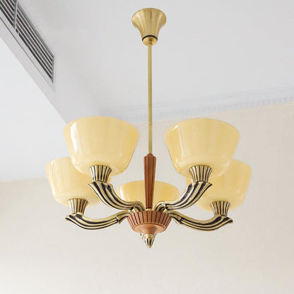 Ascher Modern Chandelier - Adjustable Height, Elegant Design