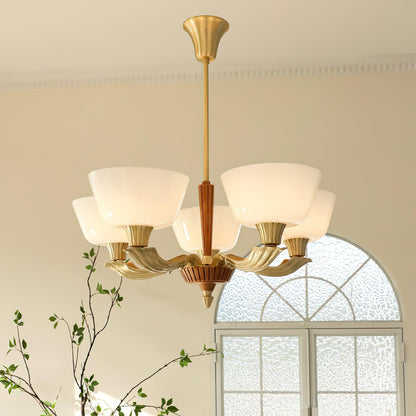 Ascher Modern Chandelier - Adjustable Height, Elegant Design