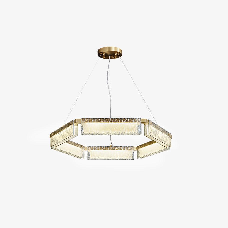 Modern LED Chandelier with Dimmable Brightness and Energy Efficiency