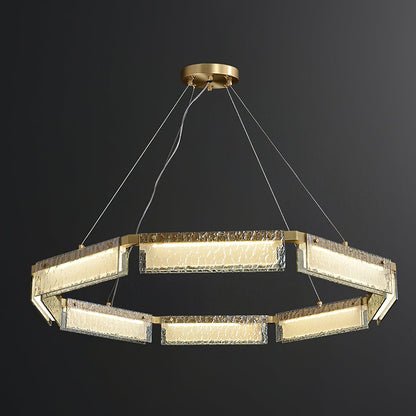 Modern LED Chandelier with Dimmable Brightness and Energy Efficiency