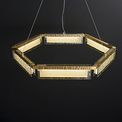 Modern LED Chandelier with Dimmable Brightness and Energy Efficiency