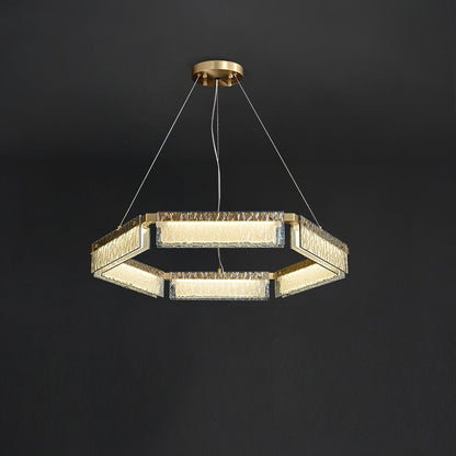 Modern LED Chandelier with Dimmable Brightness and Energy Efficiency