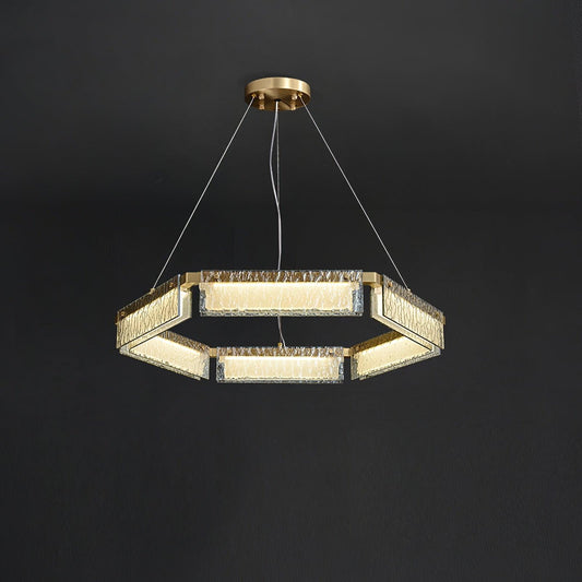 Modern LED Chandelier with Dimmable Brightness and Energy Efficiency