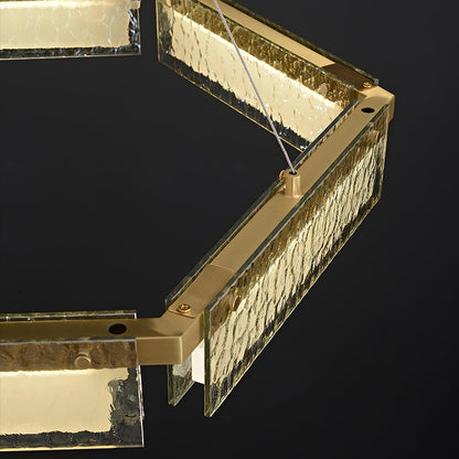 Modern LED Chandelier with Dimmable Brightness and Energy Efficiency