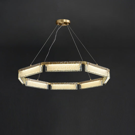 Modern LED Chandelier with Dimmable Brightness and Energy Efficiency