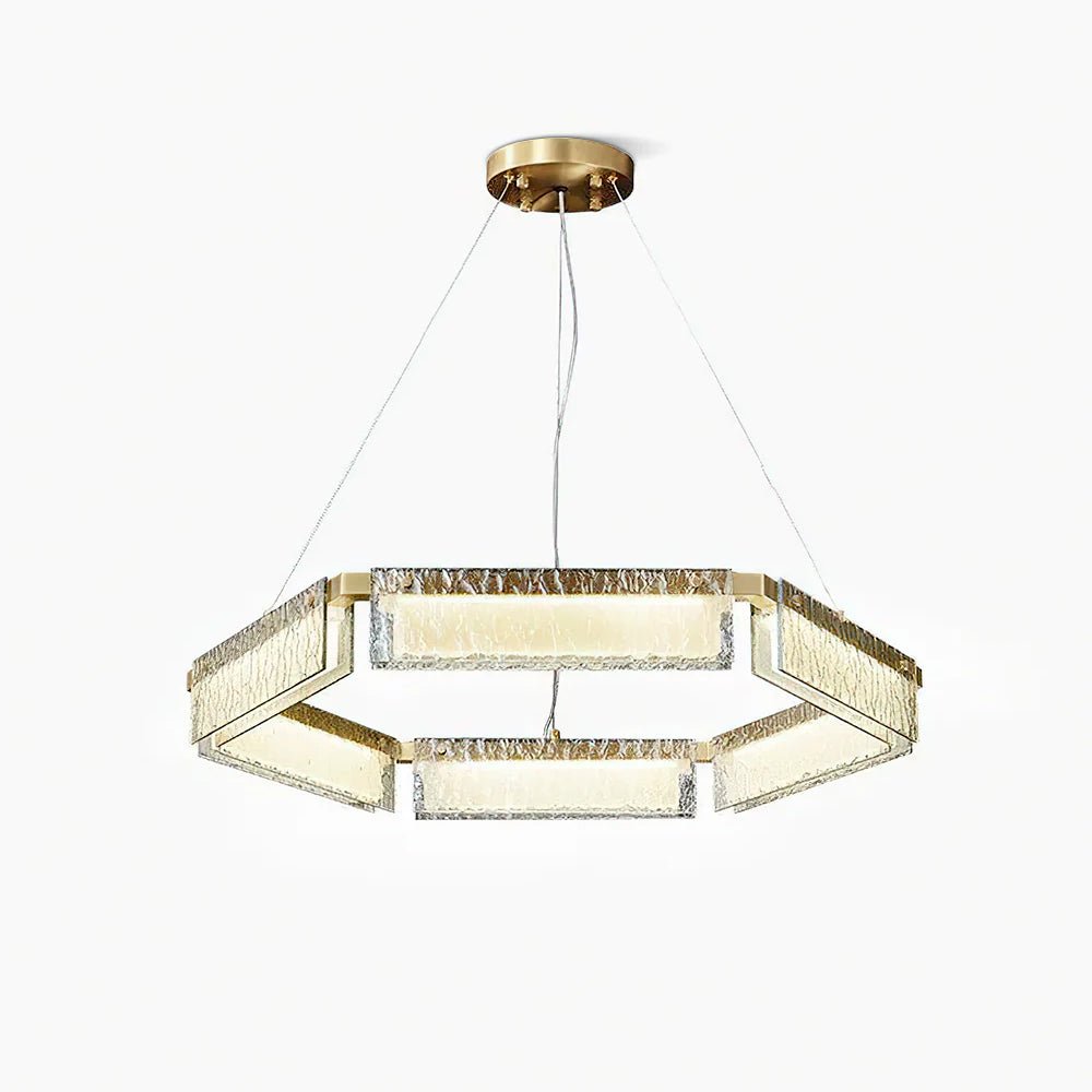 Modern LED Chandelier with Dimmable Brightness and Energy Efficiency
