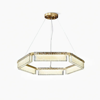 Modern LED Chandelier with Dimmable Brightness and Energy Efficiency