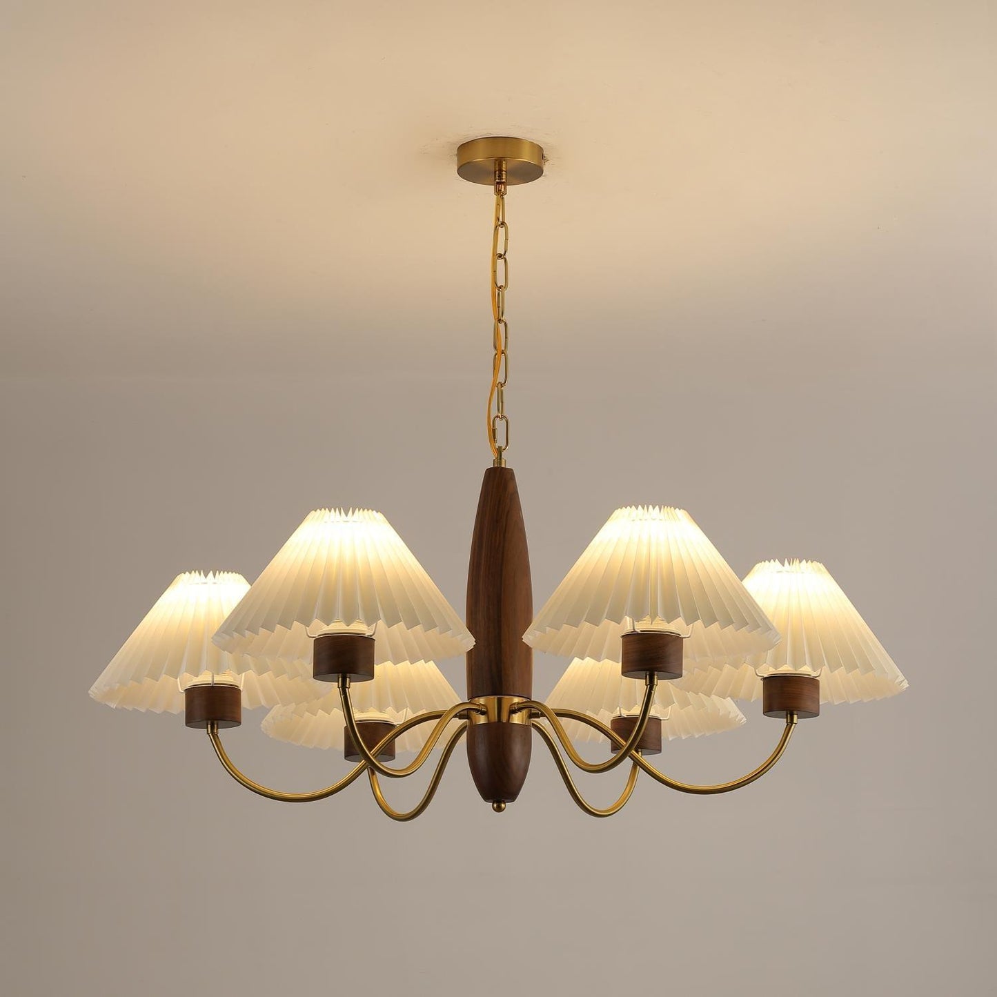 Asquith Chandelier - Elegant Design with Adjustable Height & LED Compa