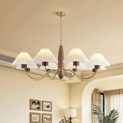 Asquith Chandelier - Elegant Design with Adjustable Height & LED Compa