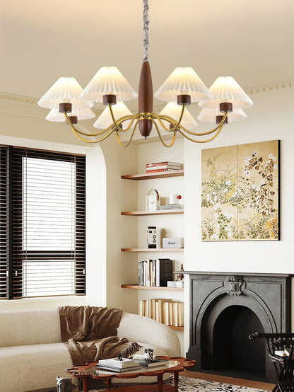 Asquith Chandelier - Elegant Design with Adjustable Height & LED Compa