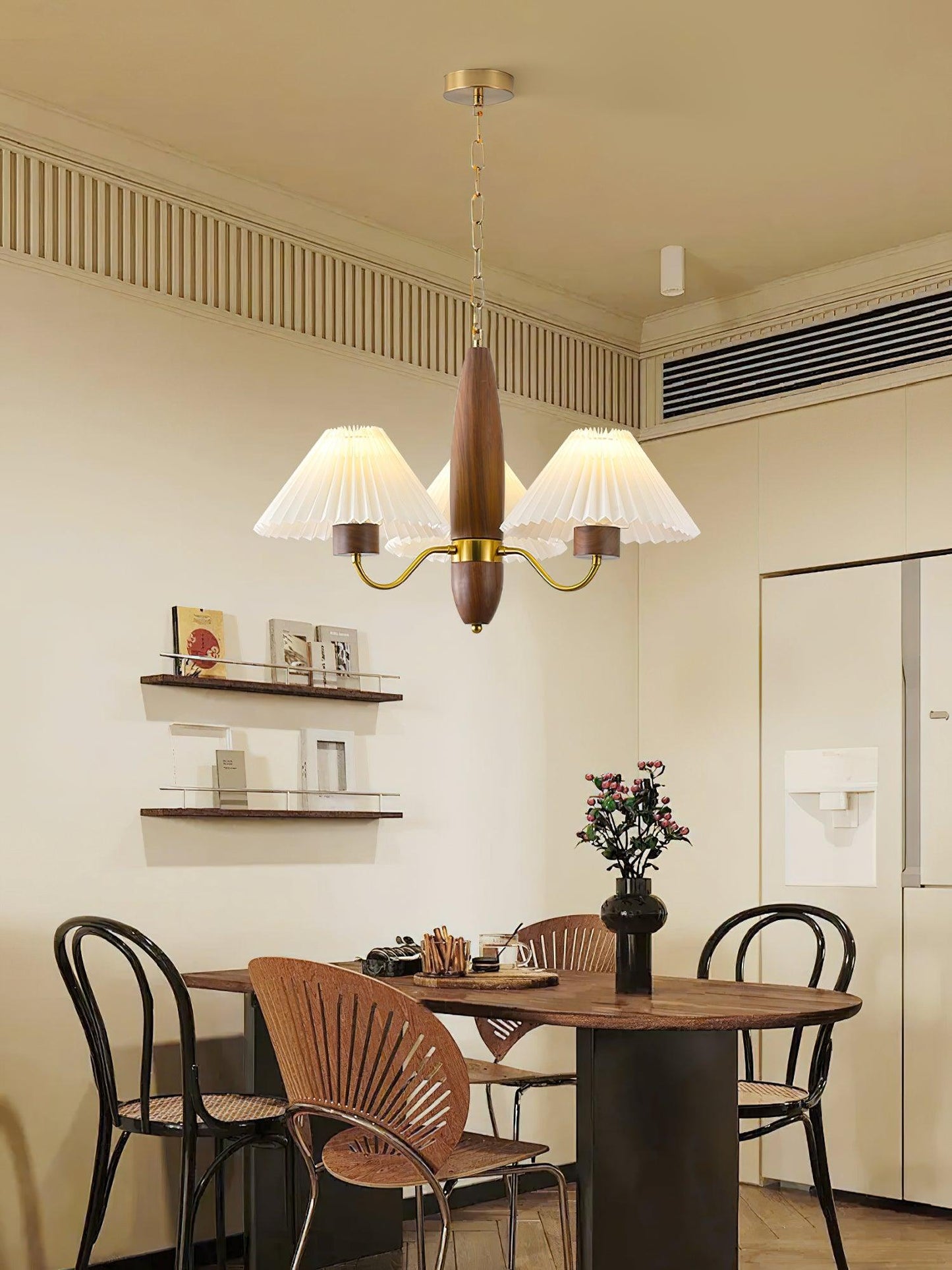 Asquith Chandelier - Elegant Design with Adjustable Height & LED Compa