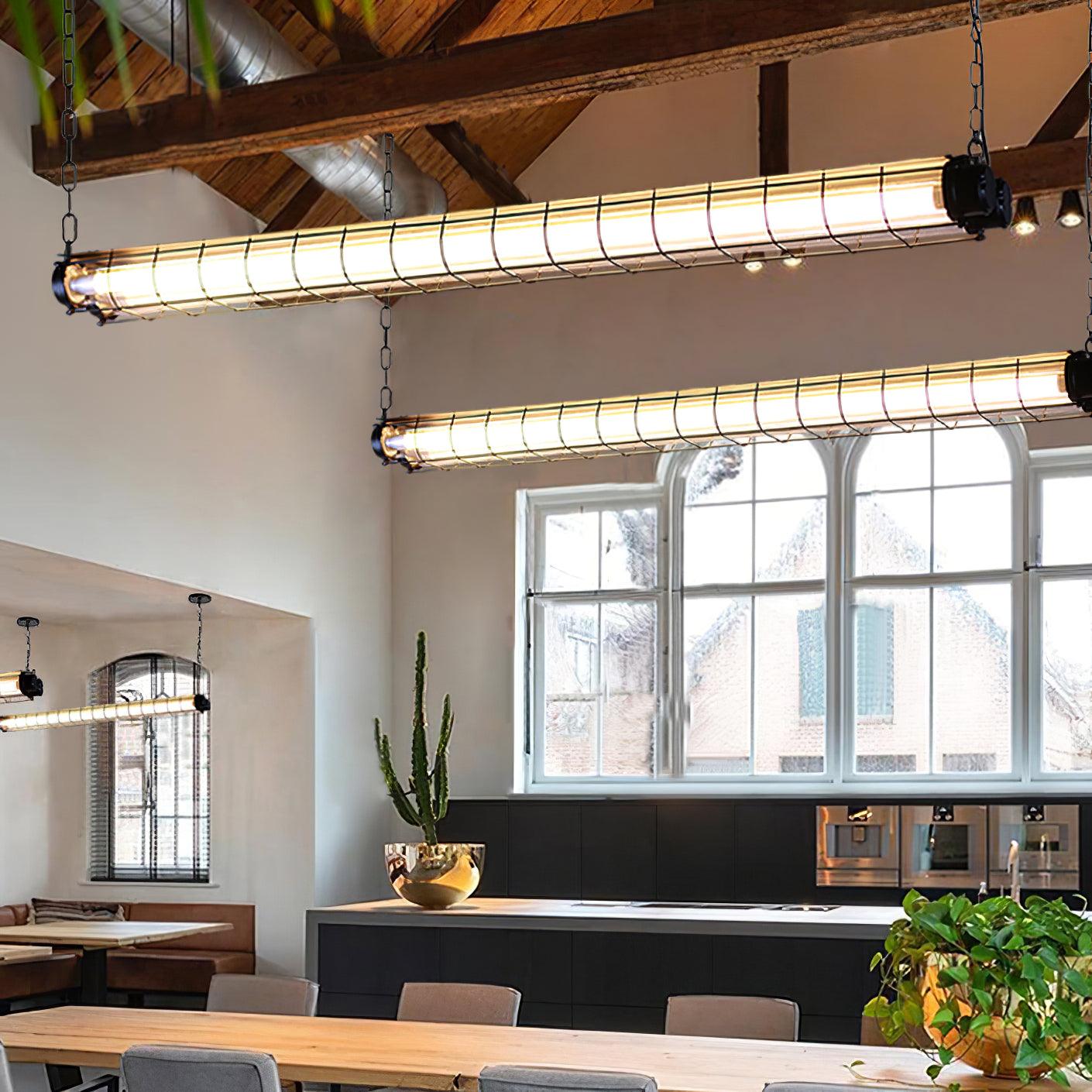 Artisan Glass Linearity Chandelier - Elegant Design with Dimmable LED