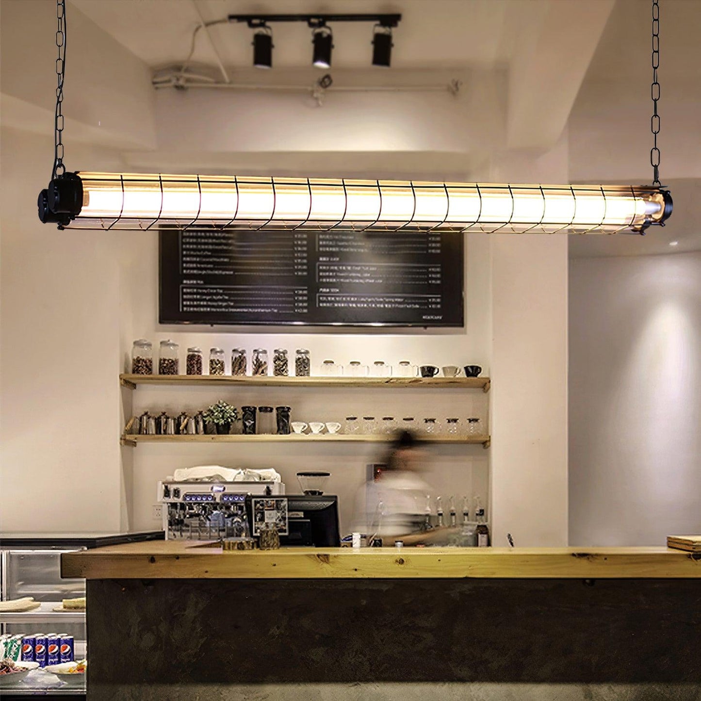 Artisan Glass Linearity Chandelier - Elegant Design with Dimmable LED