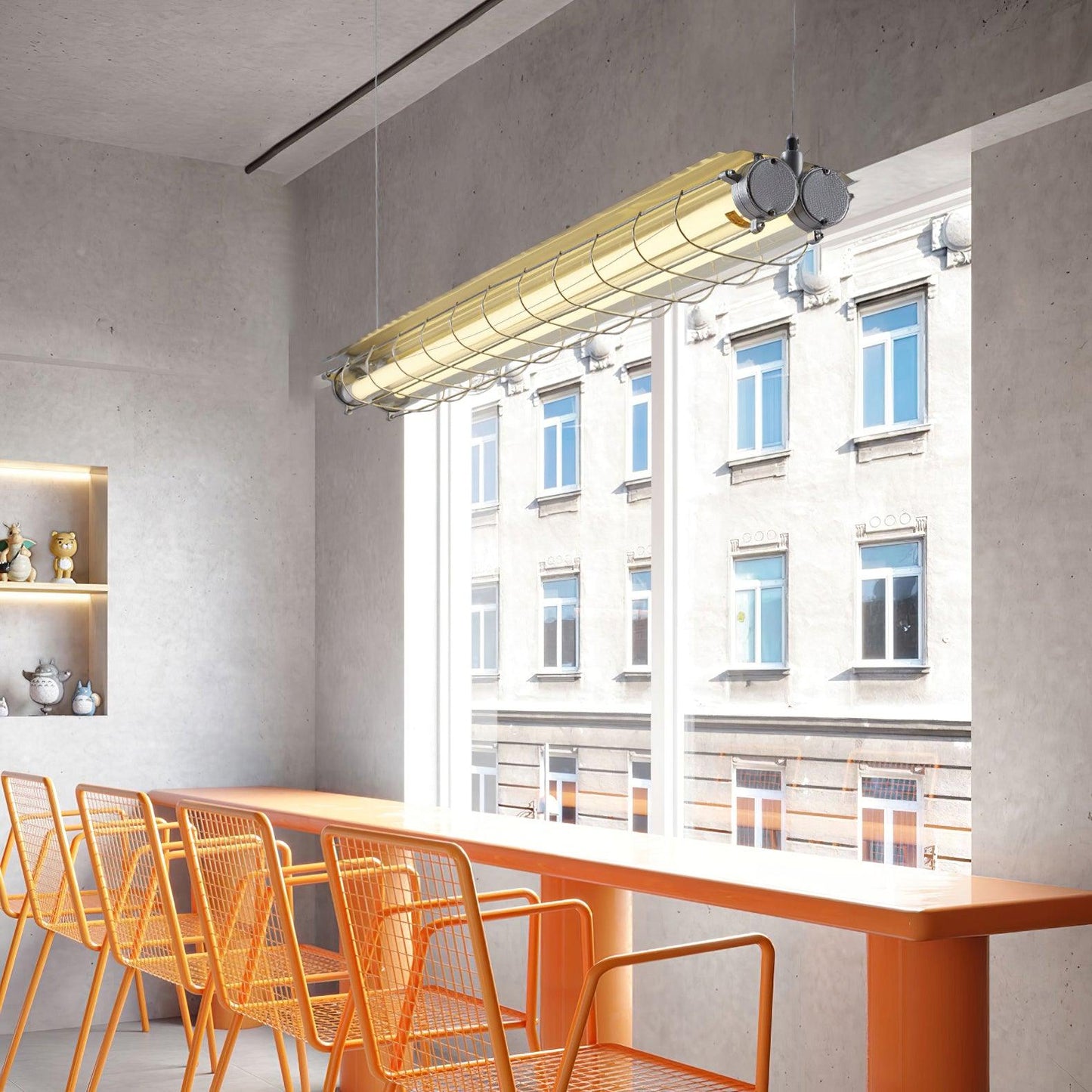 Artisan Glass Linearity Chandelier - Elegant Design with Dimmable LED