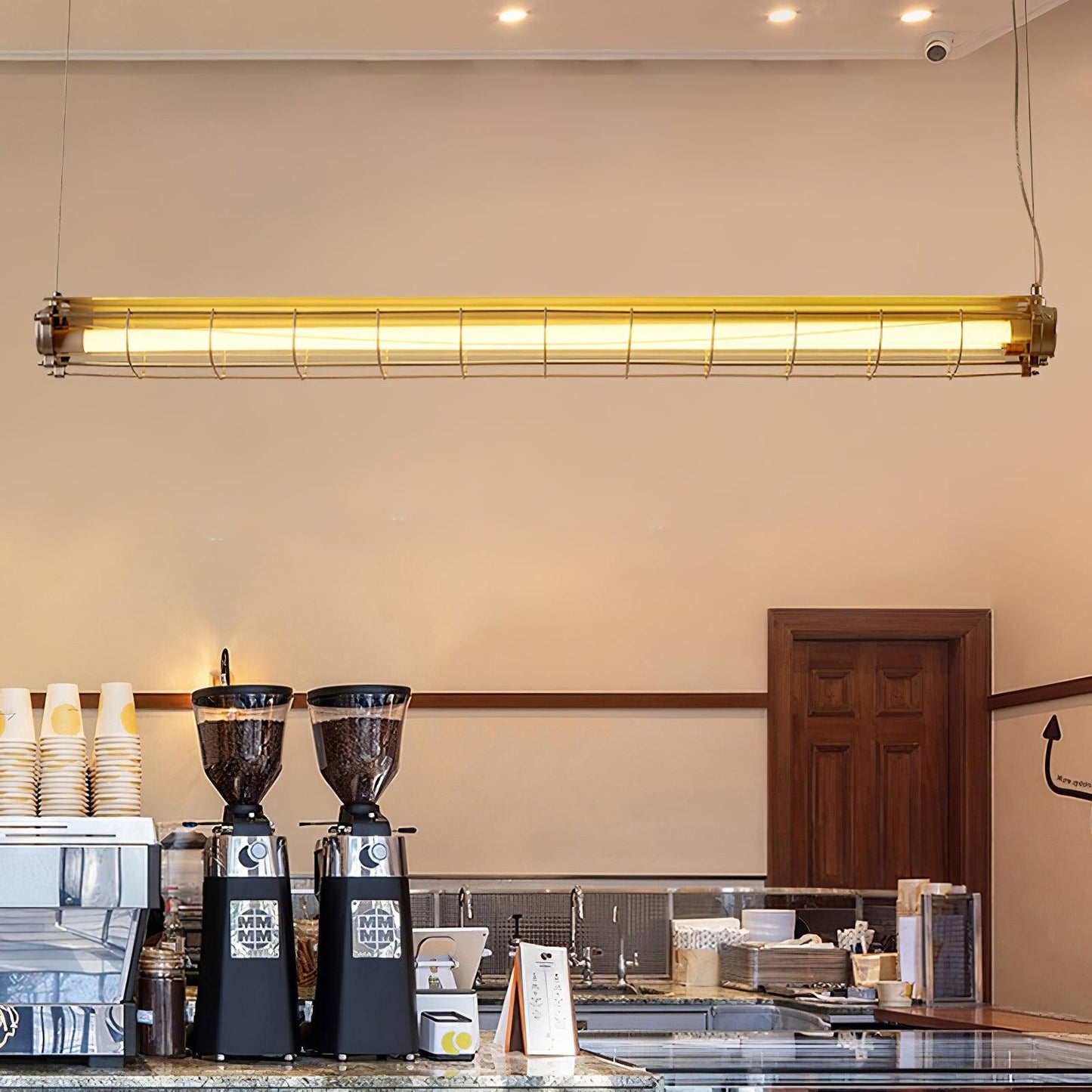 Artisan Glass Linearity Chandelier - Elegant Design with Dimmable LED