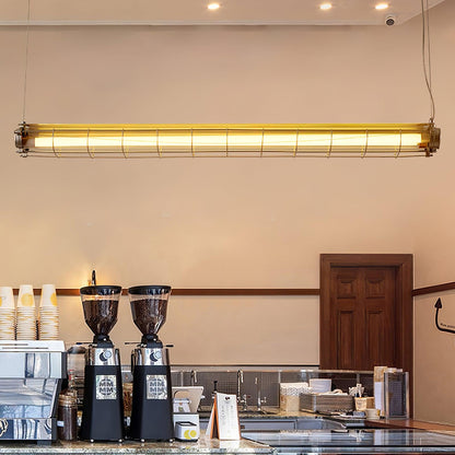 Artisan Glass Linearity Chandelier - Elegant Design with Dimmable LED