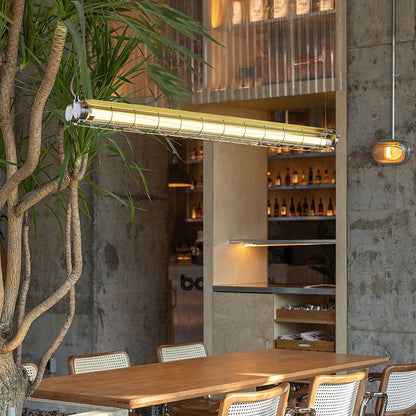 Artisan Glass Linearity Chandelier - Elegant Design with Dimmable LED