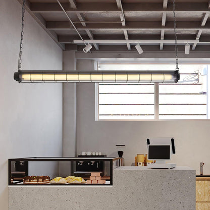 Artisan Glass Linearity Chandelier - Elegant Design with Dimmable LED