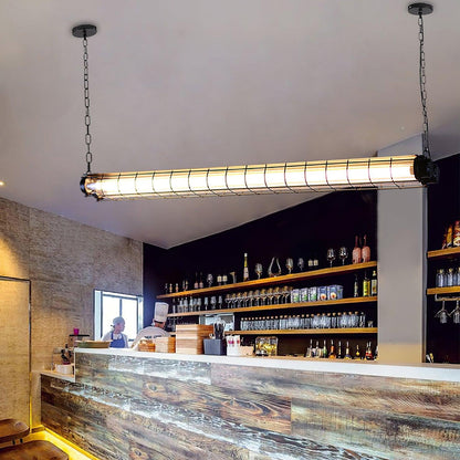 Artisan Glass Linearity Chandelier - Elegant Design with Dimmable LED