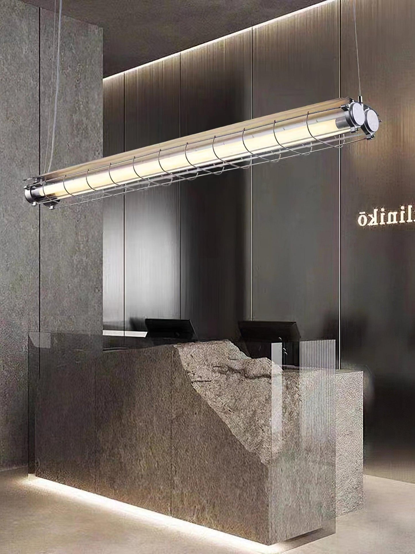 Artisan Glass Linearity Chandelier - Elegant Design with Dimmable LED
