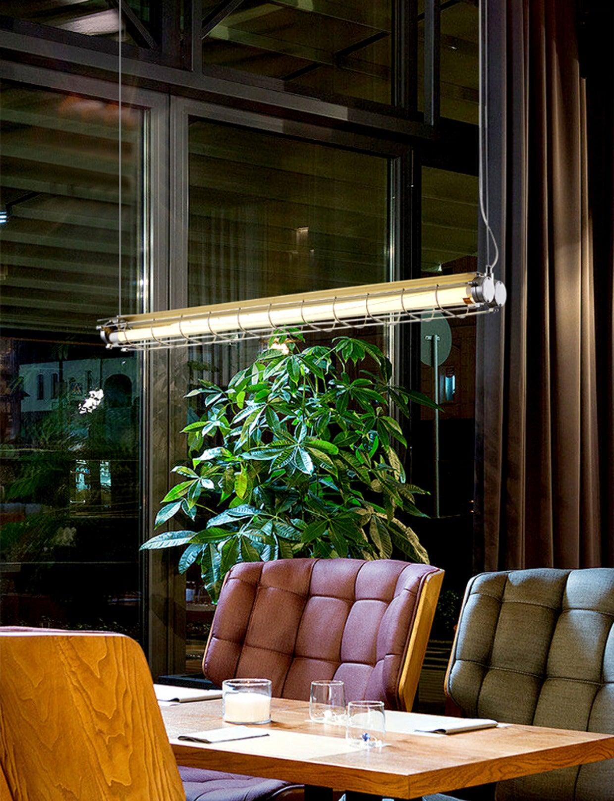 Artisan Glass Linearity Chandelier - Elegant Design with Dimmable LED
