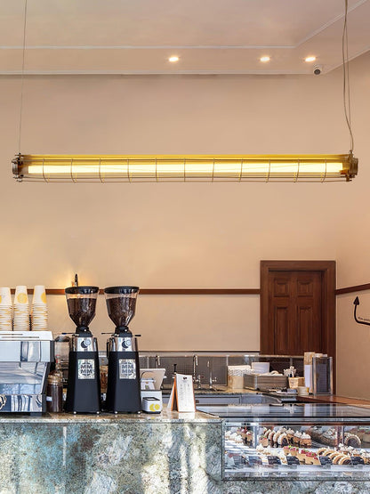 Artisan Glass Linearity Chandelier - Elegant Design with Dimmable LED