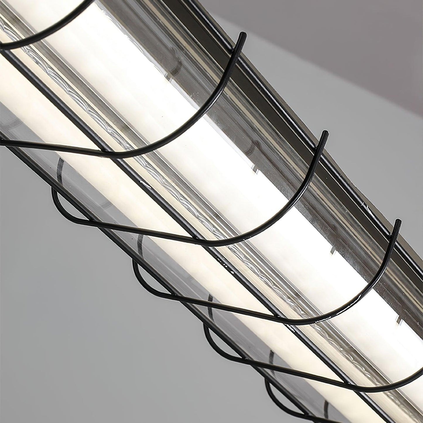 Artisan Glass Linearity Chandelier - Elegant Design with Dimmable LED