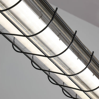 Artisan Glass Linearity Chandelier - Elegant Design with Dimmable LED
