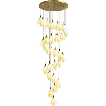 Astralis Bloom Stairs Chandelier - Elegant Design with Adjustable Heig