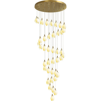 Astralis Bloom Stairs Chandelier - Elegant Design with Adjustable Heig