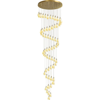Astralis Bloom Stairs Chandelier - Elegant Design with Adjustable Heig