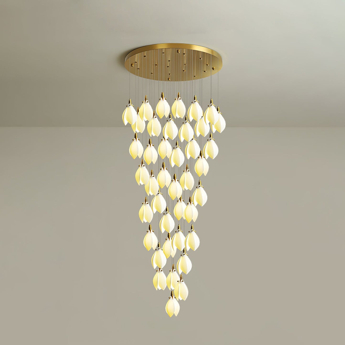 Astralis Bloom Stairs Chandelier - Elegant Design with Adjustable Heig