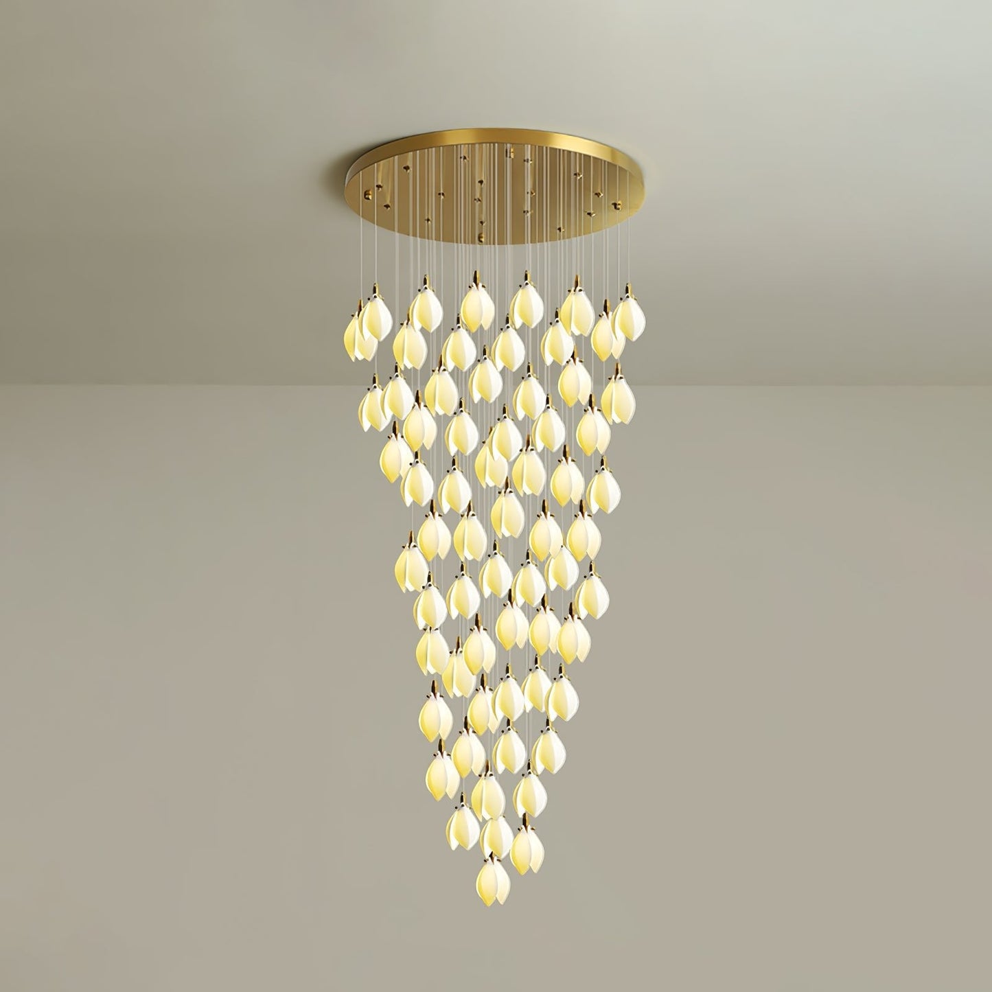 Astralis Bloom Stairs Chandelier - Elegant Design with Adjustable Heig