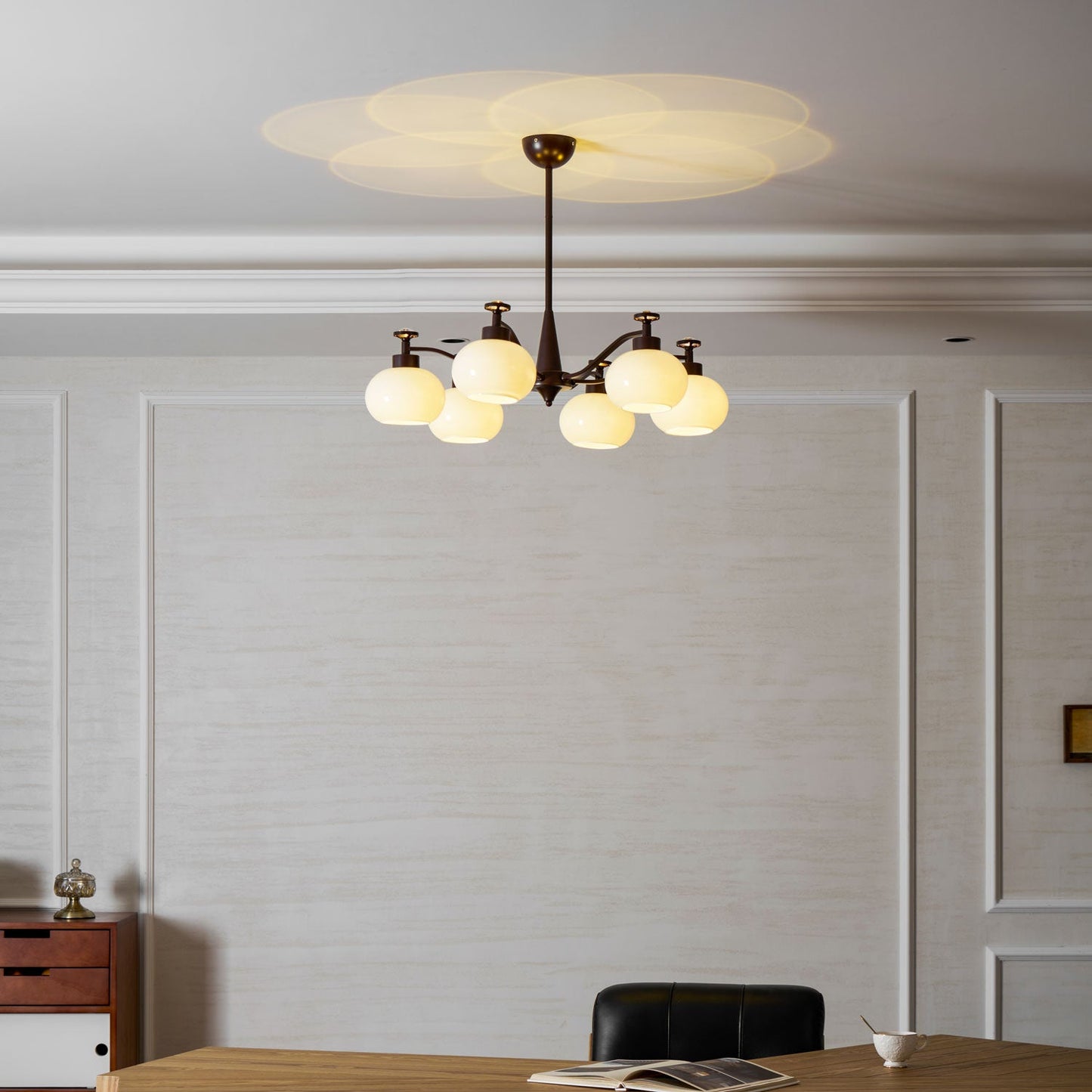 Astrid Chandelier - Elegant Design with Adjustable Brightness & Energy