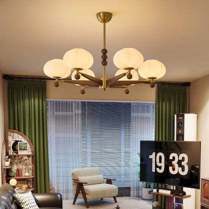Astrid Bloom Chandelier - Elegant Design with Adjustable Height & LED